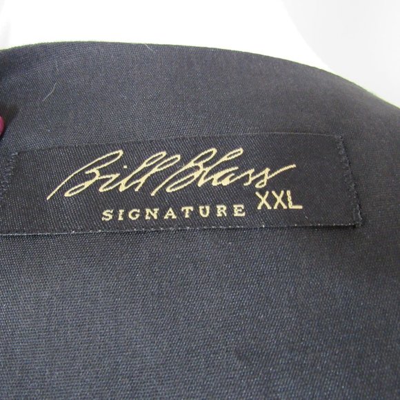 Bill Blass Gray Button Up Formal Vest Prom Wedding w/ Bow Tie XXL - Picture 3 of 9